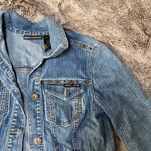 DKNY Amor Jean Jacket - Picture 6 of 9